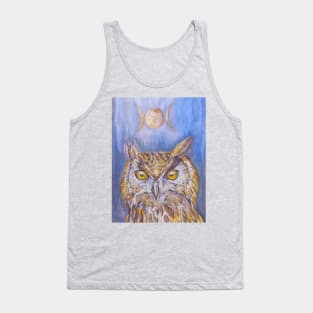 Owl Wisdom and Triple Moon Tank Top